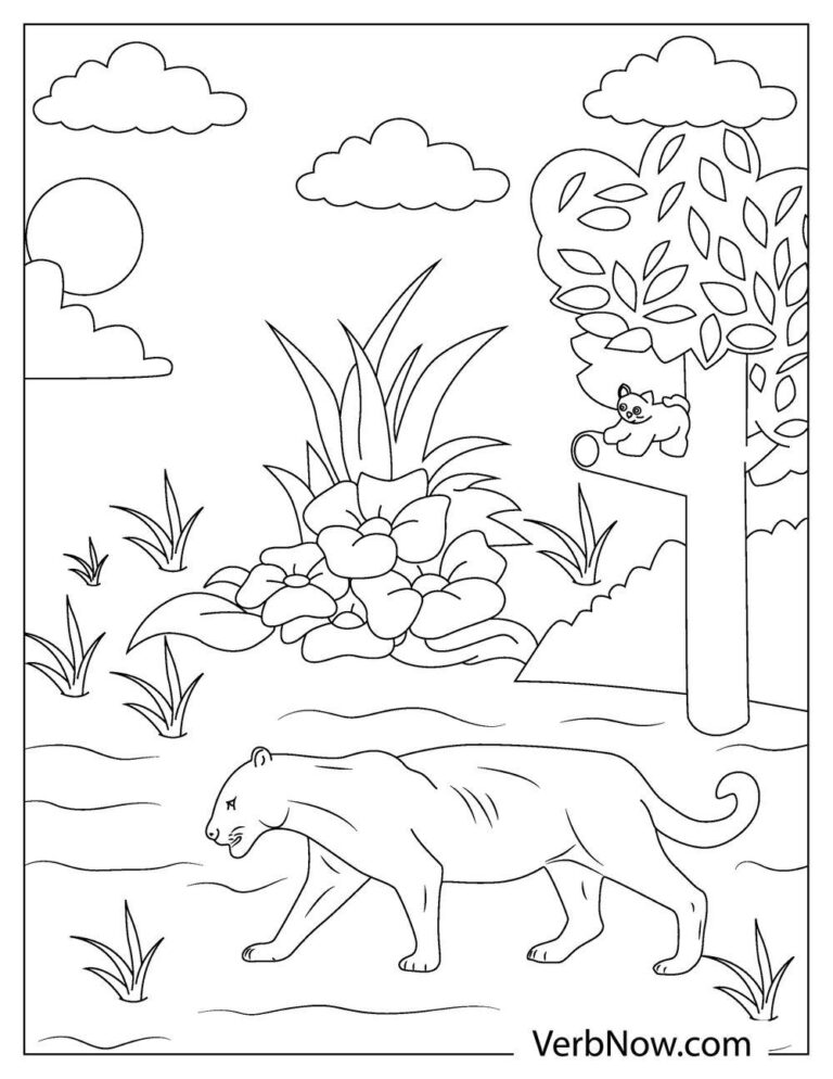 Free PANTHER Coloring Pages for Download (Printable PDF)