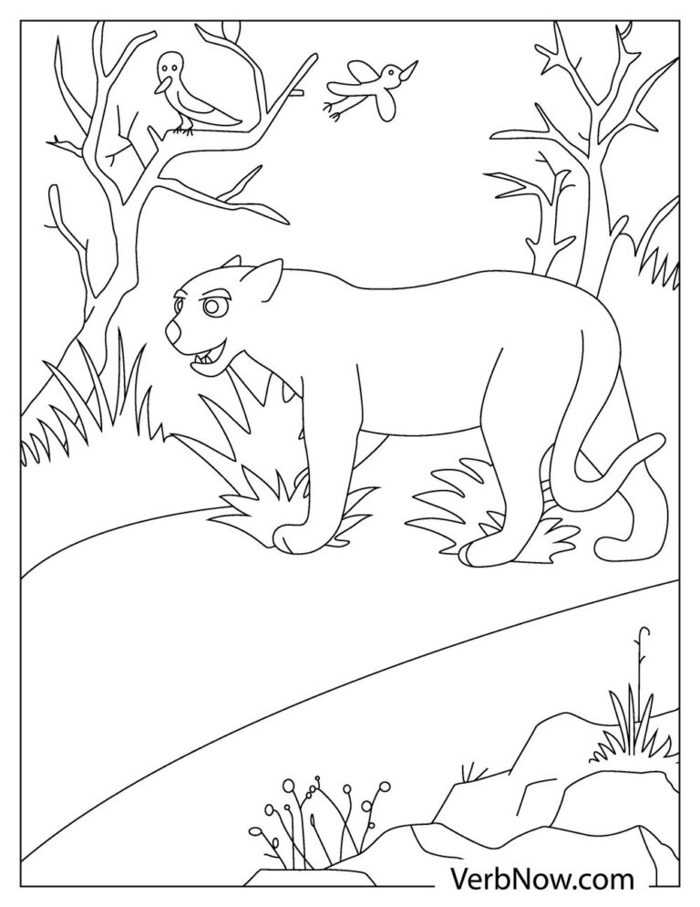 Free PANTHER Coloring Pages for Download (Printable PDF)