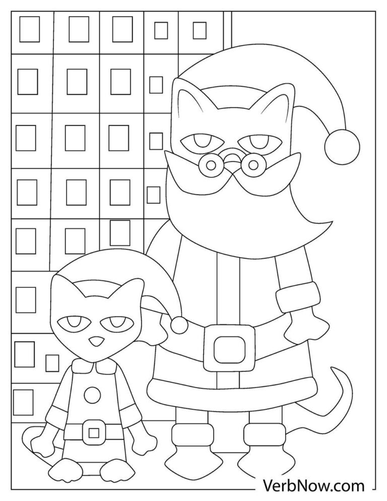 Free PETE THE CAT Coloring Pages & Book for Download (Printable PDF