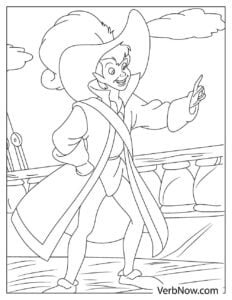 Free PETER PAN Coloring Pages for Download (Printable PDF)