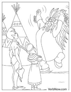 Free PETER PAN Coloring Pages for Download (Printable PDF)