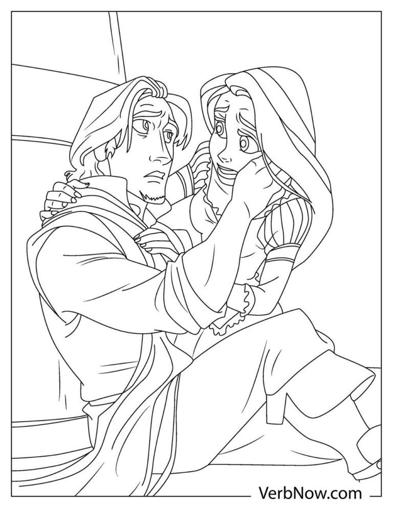 Free RAPUNZEL Coloring Pages for Download (Printable PDF)