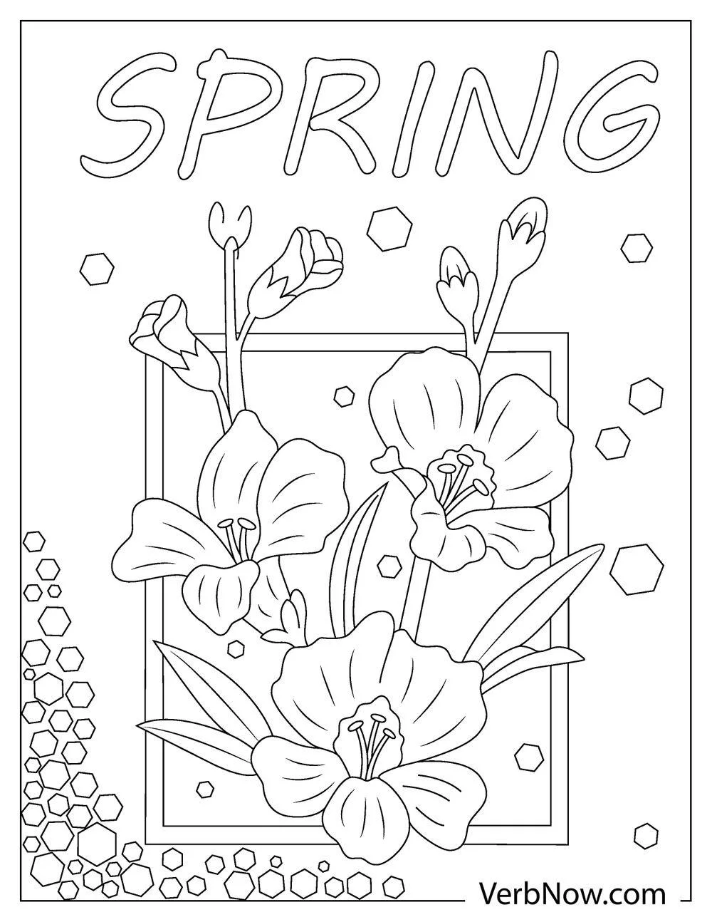 Printable Spring Coloring Pages