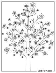 Free TREES Coloring Pages for Download (Printable PDF)