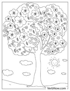 Free TREES Coloring Pages for Download (Printable PDF)