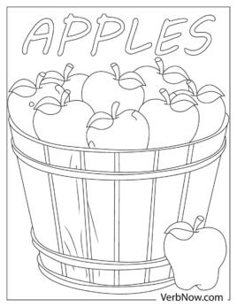 Free APPLE Coloring Pages for Download (Printable PDF)