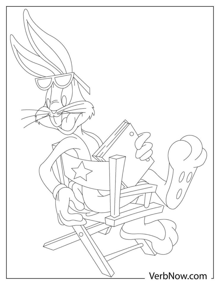 Free BUGS BUNNY Coloring Pages for Download (Printable PDF)