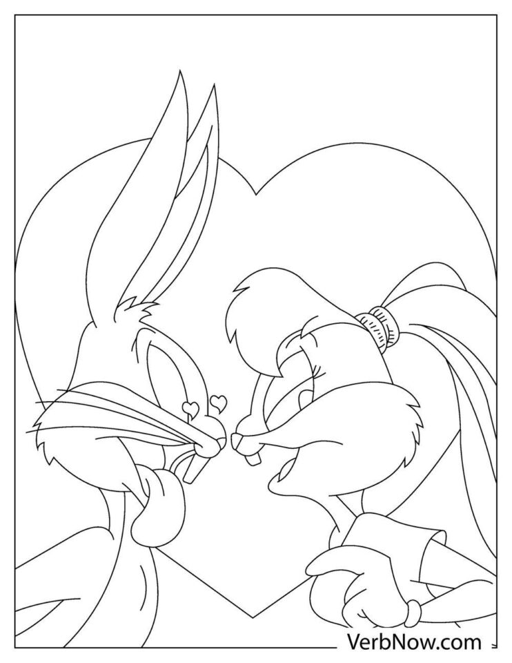 Free BUGS BUNNY Coloring Pages for Download (Printable PDF)