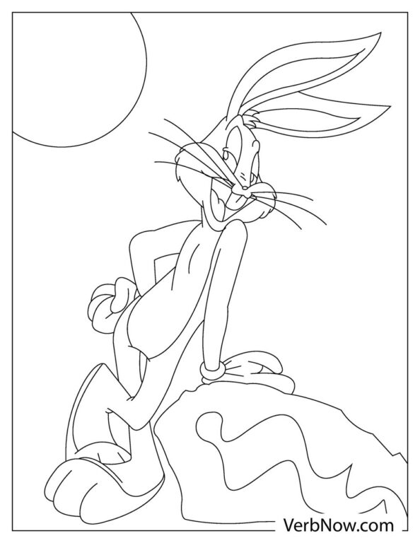Free BUGS BUNNY Coloring Pages for Download (Printable PDF)