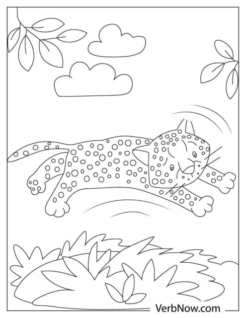 Free JAGUAR Coloring Pages for Download (Printable PDF)