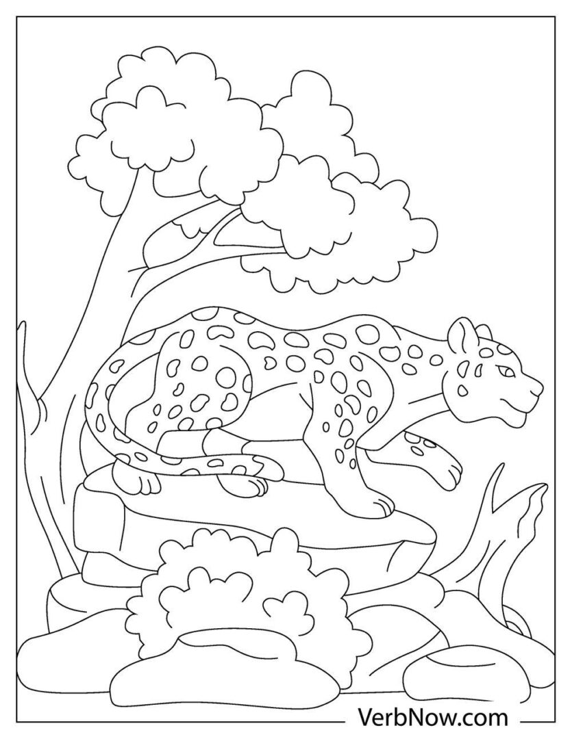 Jaguar Coloring Pages To Download And Print For Free