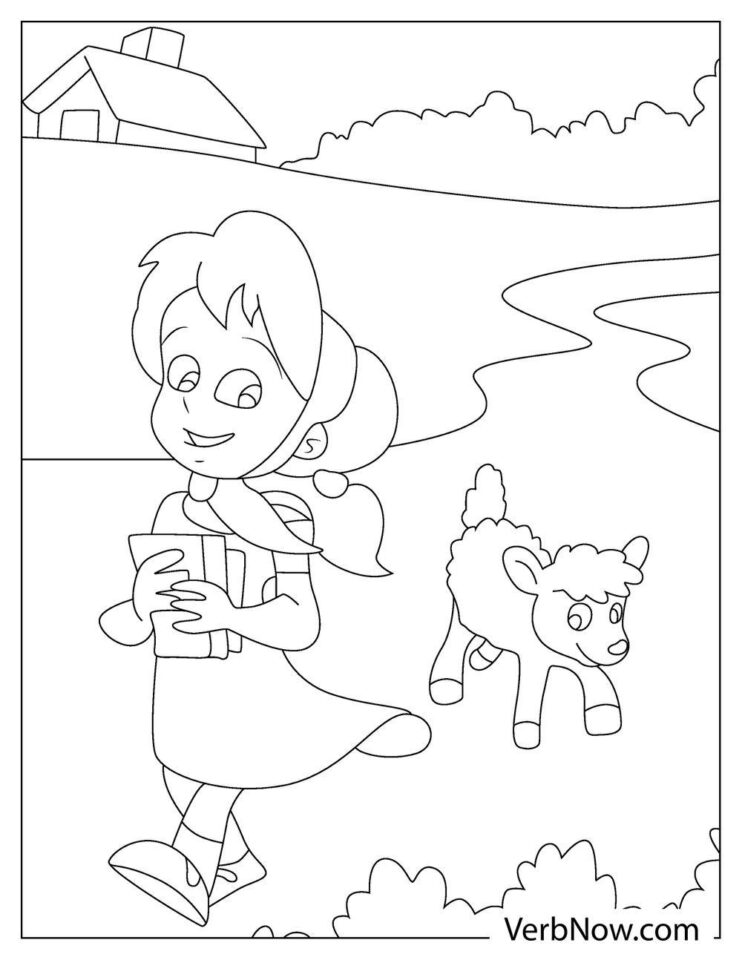 Free LAMB Coloring Pages for Download (Printable PDF)