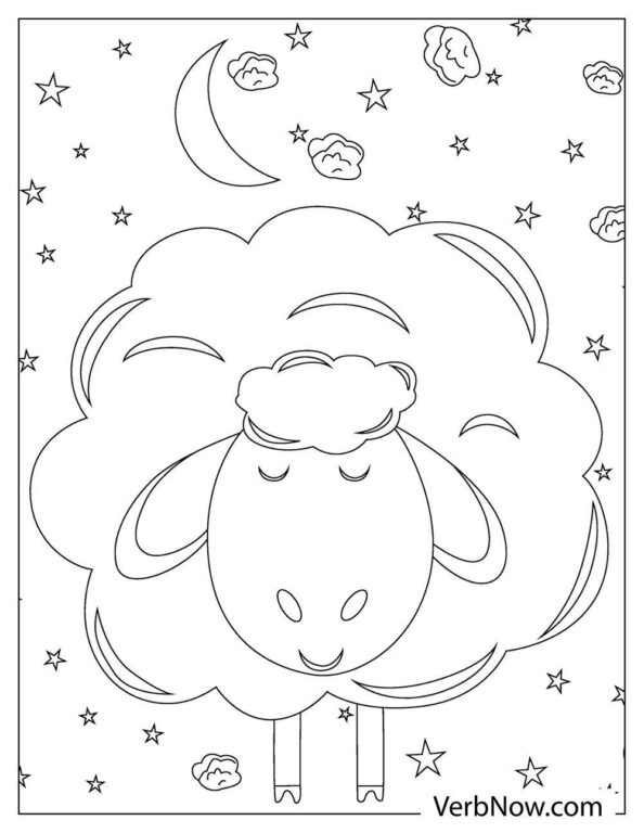 Free LAMB Coloring Pages for Download (Printable PDF)