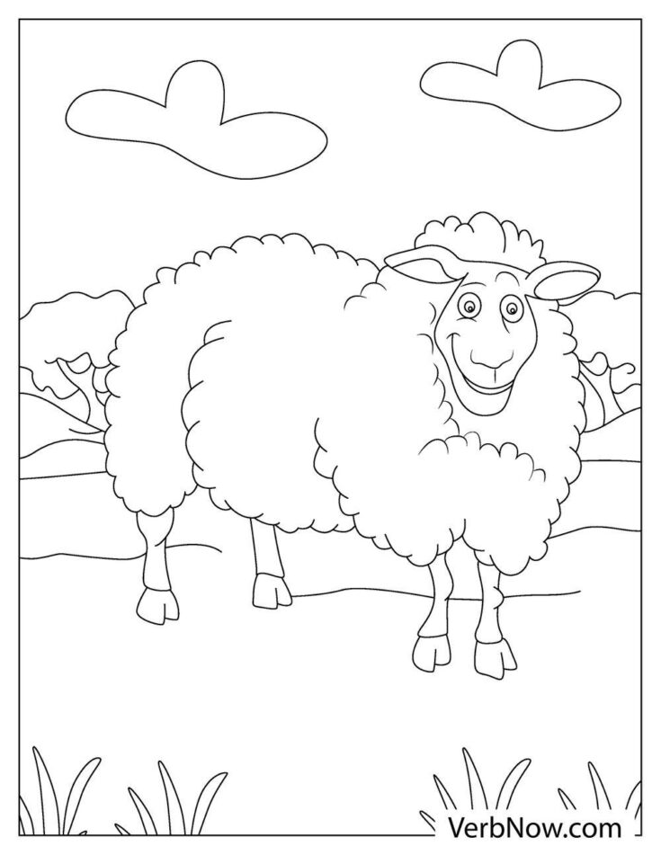 Free LAMB Coloring Pages for Download (Printable PDF)