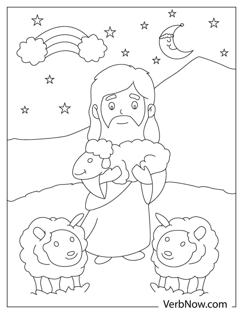 Free LAMB Coloring Pages for Download (Printable PDF)