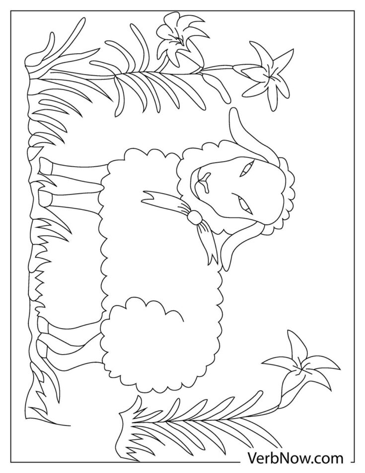 Free LAMB Coloring Pages for Download (Printable PDF)
