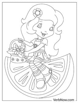 Free ORANGE Coloring Pages for Download (Printable PDF)