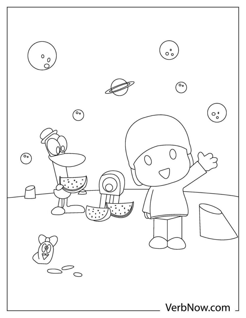 Free POCOYO Coloring Pages for Download (Printable PDF)