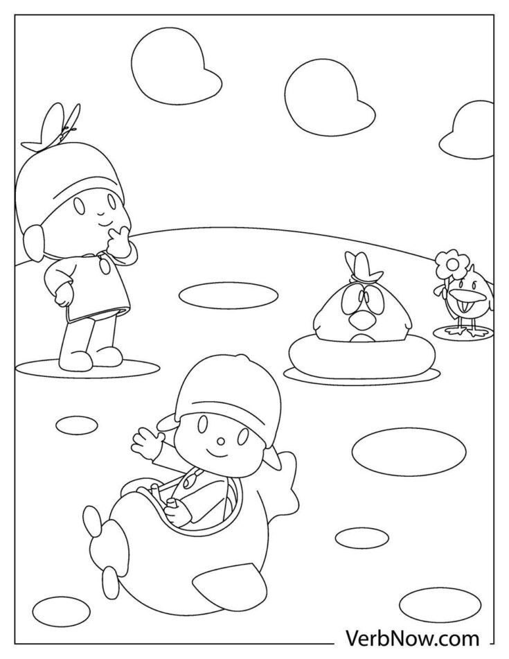 Free POCOYO Coloring Pages for Download (Printable PDF)