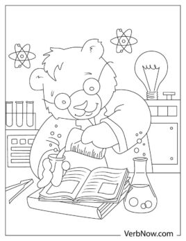 Free SCIENCE Coloring Pages for Download (Printable PDF)