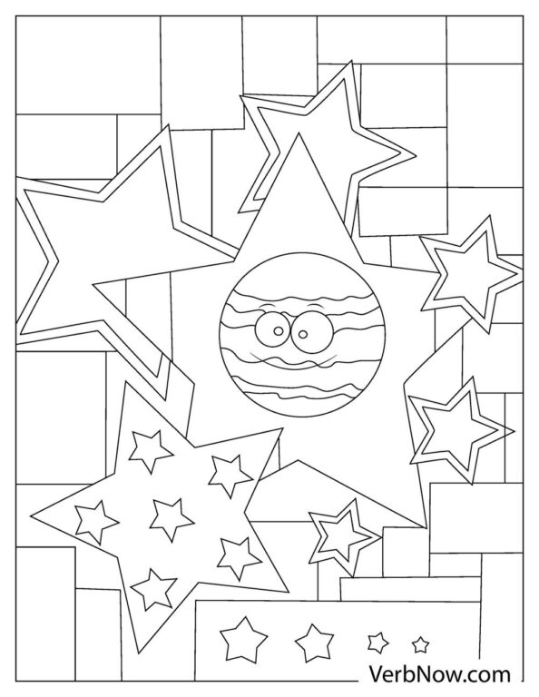 Free STARS Coloring Pages for Download (Printable PDF)