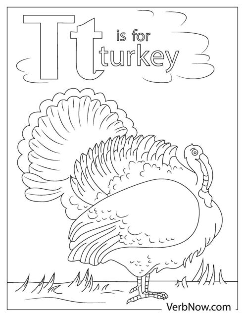 Free TURKEY Coloring Pages for Download (Printable PDF)