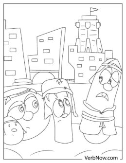 Free VEGGIETALES Coloring Pages for Download (Printable PDF)