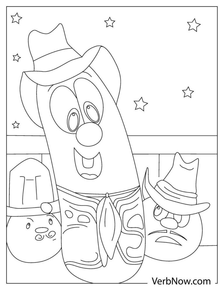 Veggietales Coloring Pages Printable Free