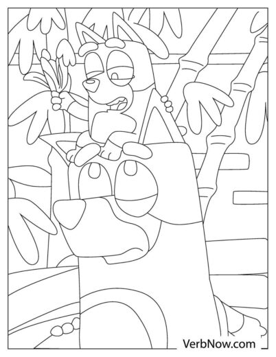 39 Free BLUEY Coloring Pages (Printable PDF)