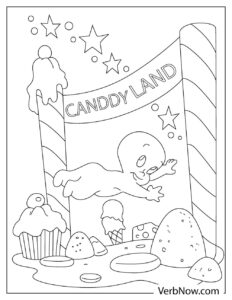 Free CANDYLAND Coloring Pages for Download (Printable PDF)