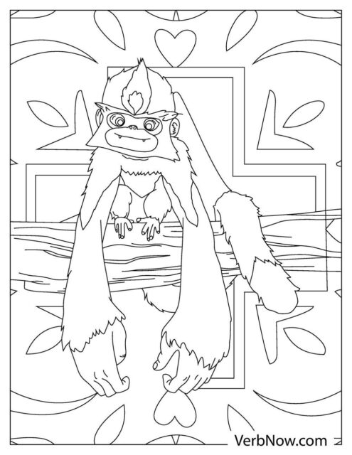 Free CROODS Coloring Pages & Book for Download (Printable PDF) - VerbNow