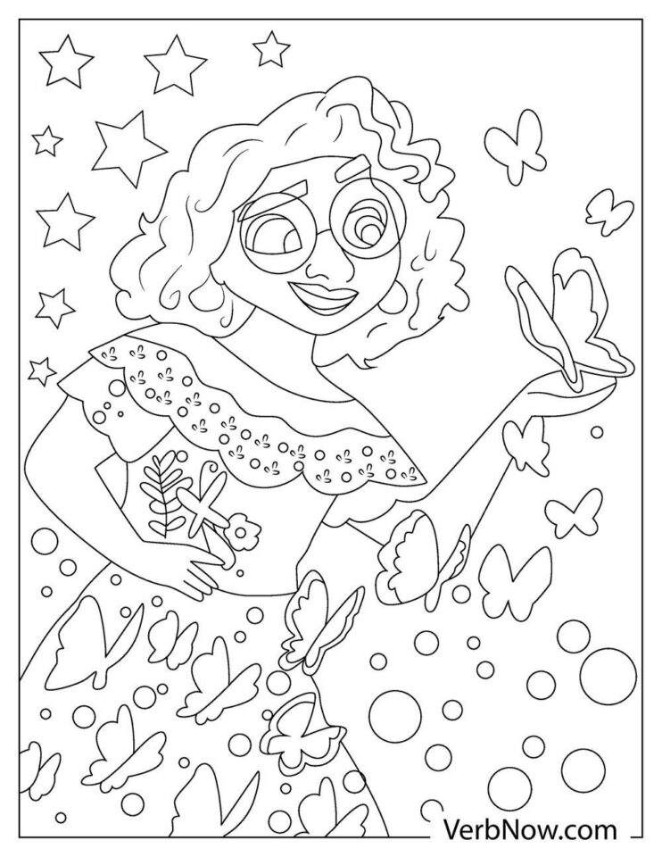 Free ENCANTO Coloring Pages for Download (Printable PDF)