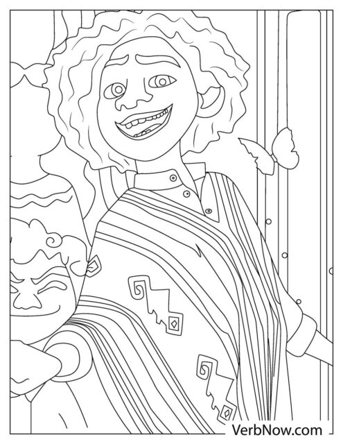 Free ENCANTO Coloring Pages for Download (Printable PDF)