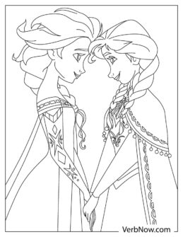 Free FROZEN Coloring Pages for Download (Printable PDF)