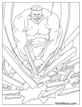 Free HULK Coloring Pages for Download (Printable PDF)