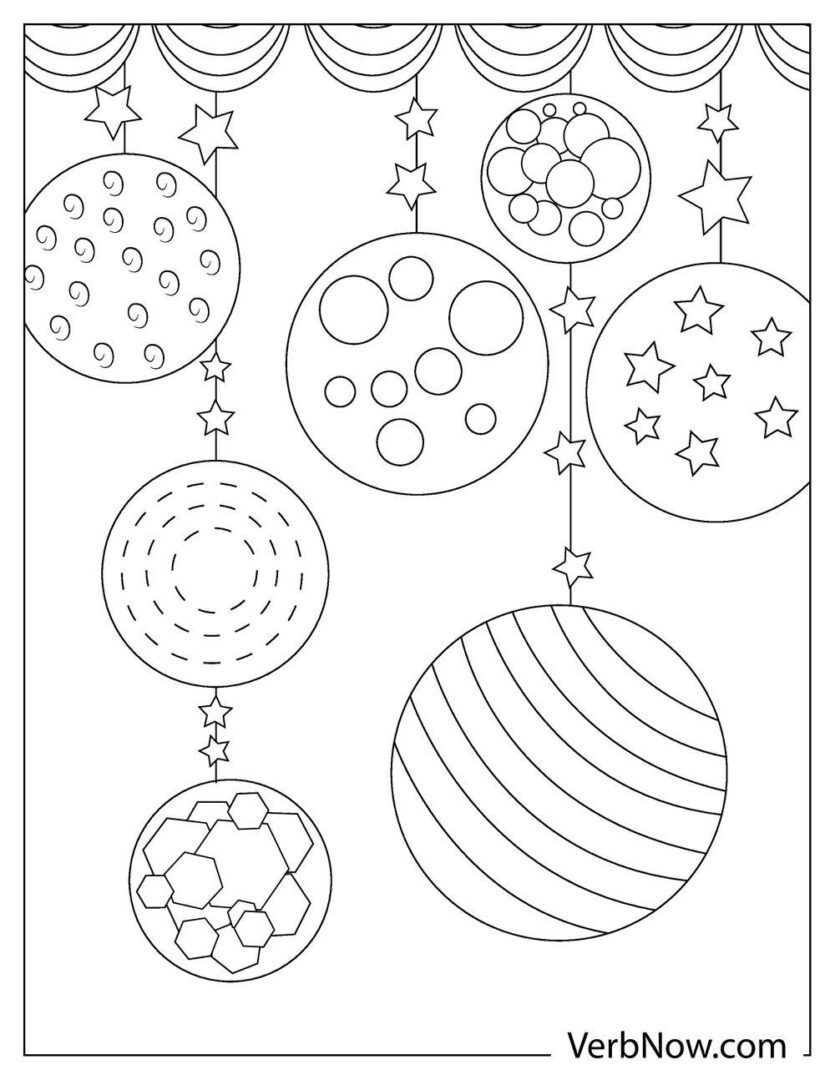 Free ORNAMENT Coloring Pages for Download (Printable PDF)