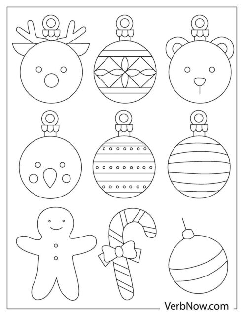 Free ORNAMENT Coloring Pages for Download (Printable PDF)