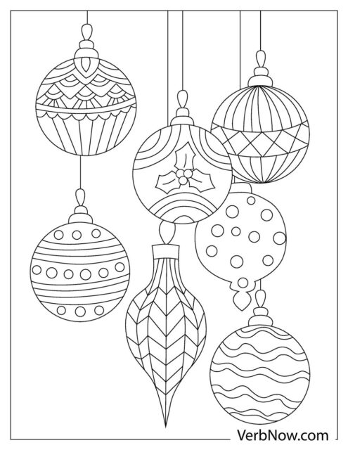 Free ORNAMENT Coloring Pages for Download (Printable PDF)