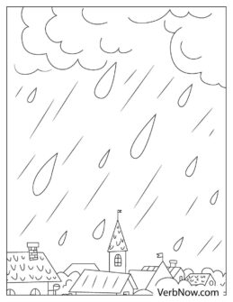 Free RAIN Coloring Pages for Download (Printable PDF)