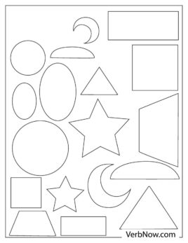 Free SHAPES Coloring Pages for Download (Printable PDF)