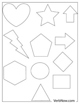 Free SHAPES Coloring Pages for Download (Printable PDF)