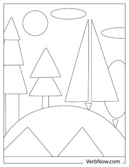 Free SHAPES Coloring Pages for Download (Printable PDF)