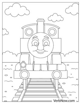 Free THOMAS THE TRAIN Coloring Pages (Printable PDF)