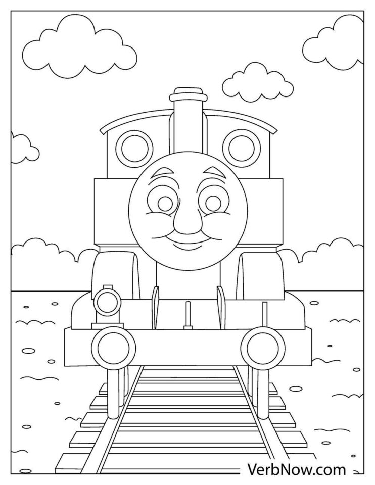 Free THOMAS THE TRAIN Coloring Pages (Printable PDF)