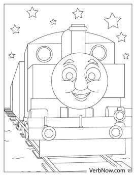 Free THOMAS THE TRAIN Coloring Pages (Printable PDF)