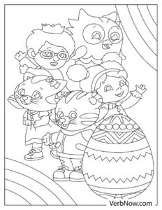 Free DANIEL TIGER Coloring Pages &amp; Book for Download (Printable PDF ...