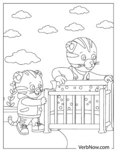 Free DANIEL TIGER Coloring Pages for Download (Printable PDF)