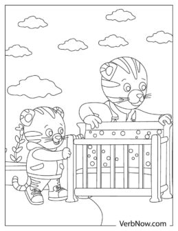 Free DANIEL TIGER Coloring Pages for Download (Printable PDF)