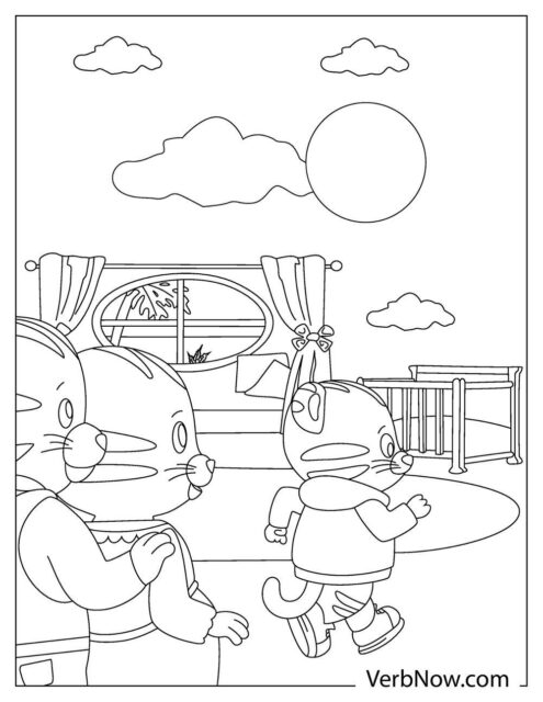 Free DANIEL TIGER Coloring Pages for Download (Printable PDF)