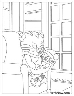 Free DANIEL TIGER Coloring Pages for Download (Printable PDF)